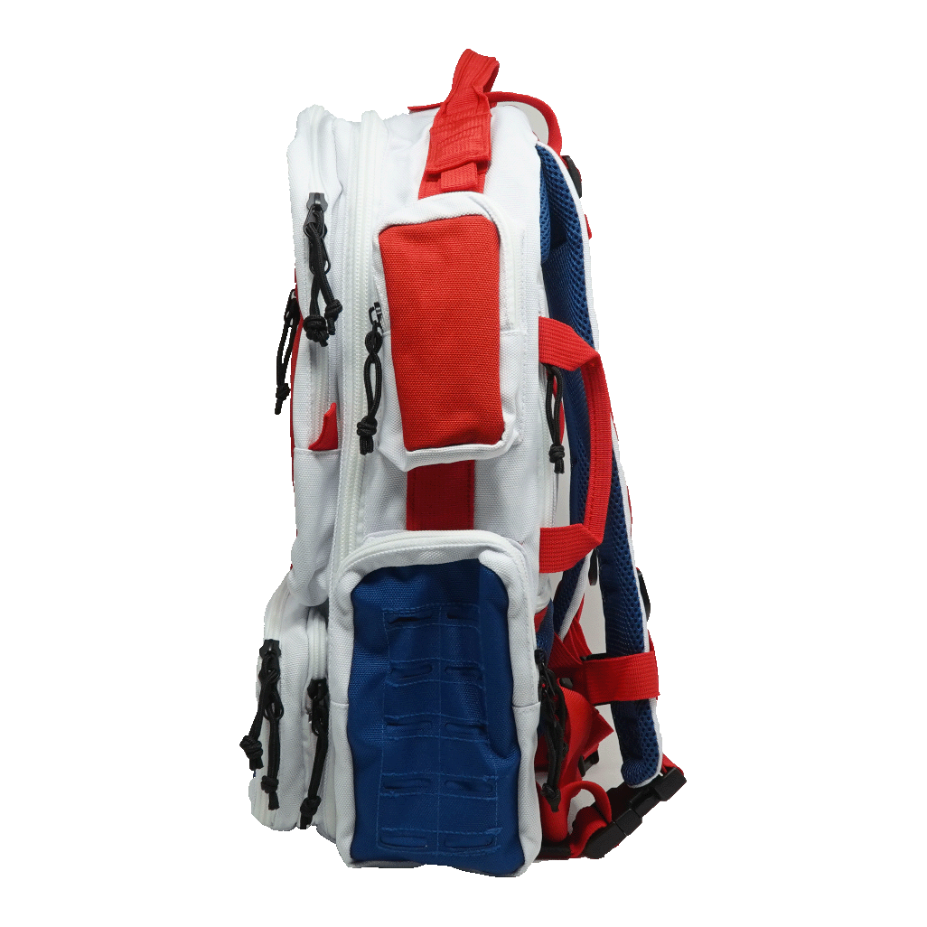 Ruck - 26 Liter Deluxe Backpack (Red White & Blue)