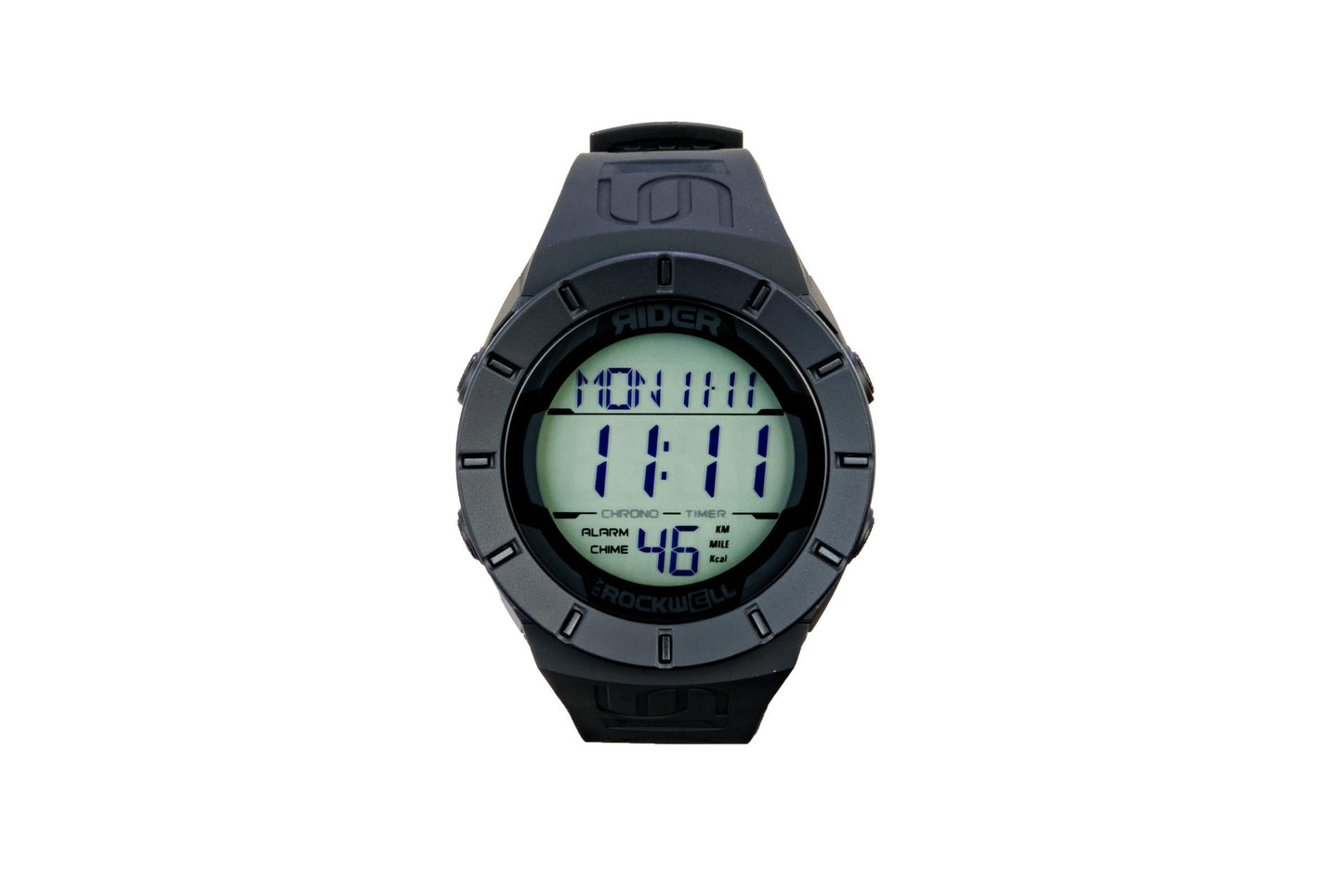 Uncommon1111 Watch – Black dual-time athletic performance watch