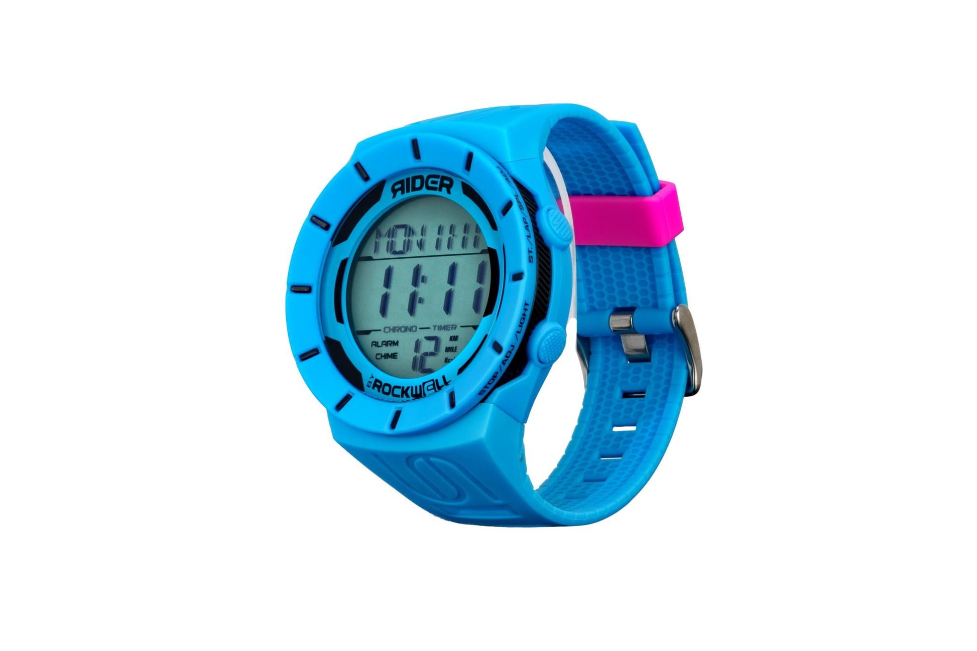 Uncommon1111 Watch – Blue dual-time water-resistant training watch