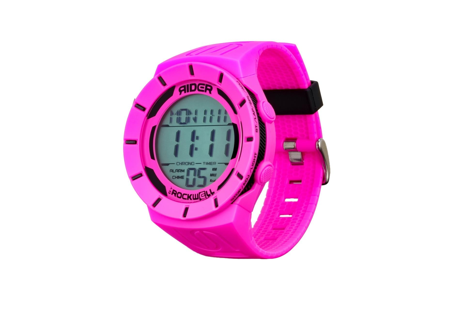 Uncommon1111 Watch – Hot Pink performance watch with dual time zones