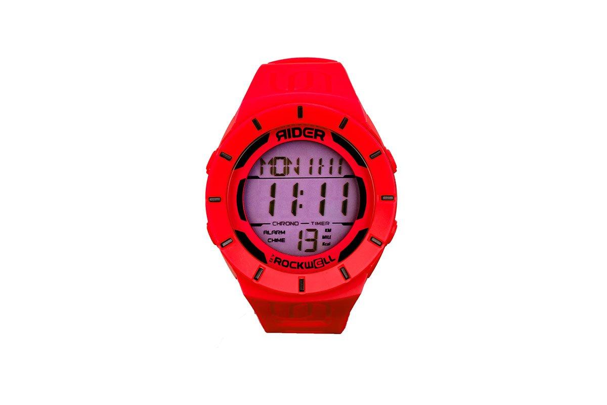 Uncommon1111 Watch – Red chronograph sports watch with activity tracking